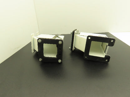 Hoffman F22LE9A Lay In Wireway 2.5" By 2.5" 90° Elbow Cable Management Lot of 2