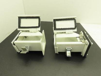 Hoffman F22LE9A Lay In Wireway 2.5" By 2.5" 90° Elbow Cable Management Lot of 2