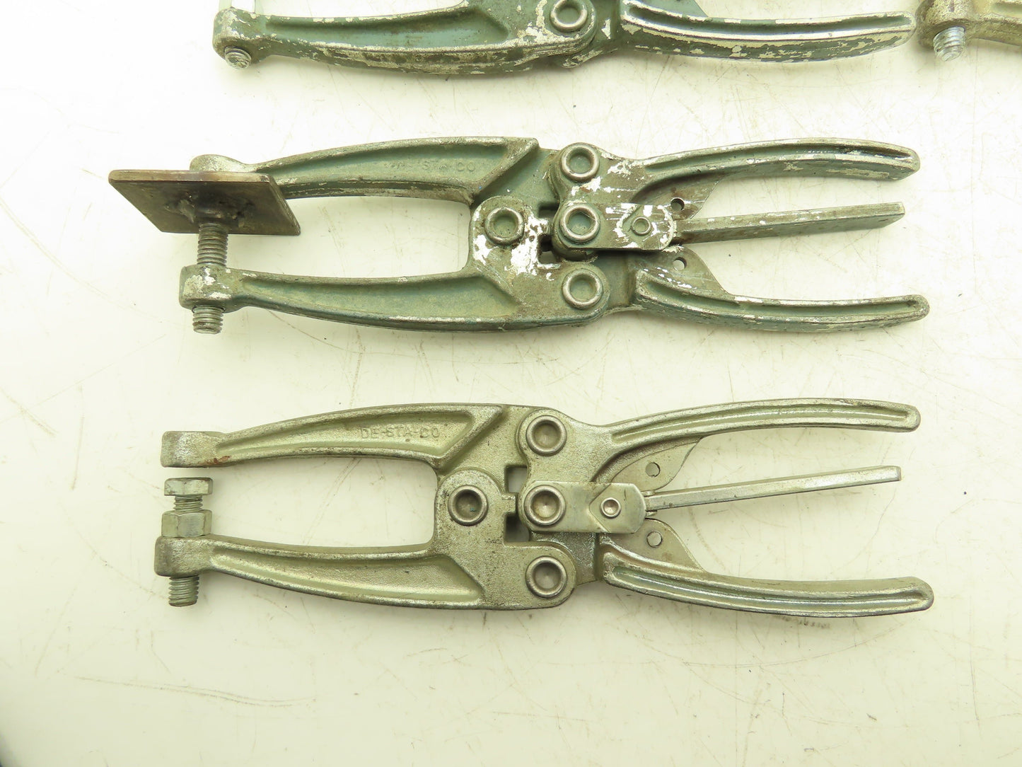 De-Sta-Co 491 Adjustable Welding hand Squeeze Clamping Pliers Lot of 6
