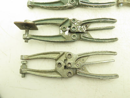 De-Sta-Co 491 Adjustable Welding hand Squeeze Clamping Pliers Lot of 6