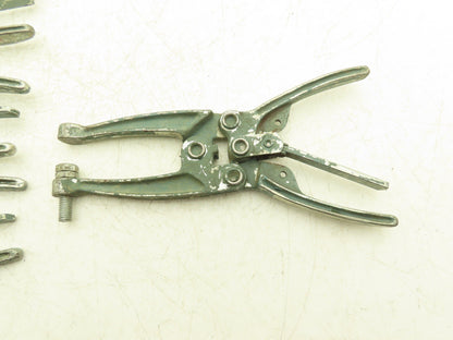 De-Sta-Co 491 Adjustable Welding hand Squeeze Clamping Pliers Lot of 6