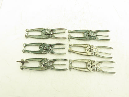 De-Sta-Co 491 Adjustable Welding hand Squeeze Clamping Pliers Lot of 6