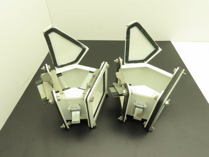 Hoffman F44LE9B Lay In Wireway 4" By 4" 90° Elbows Straight 12" Section Lot of 3
