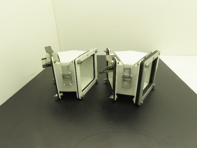 Hoffman F44LE9B Lay In Wireway 4" By 4" 90° Elbows Straight 12" Section Lot of 3
