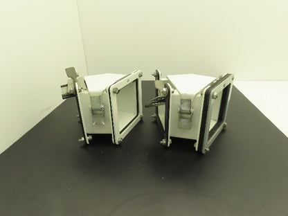 Hoffman F44LE9B Lay In Wireway 4" By 4" 90° Elbows Straight 12" Section Lot of 3