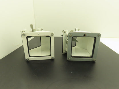 Hoffman F44LE9B Lay In Wireway 4" By 4" 90° Elbows Straight 12" Section Lot of 3