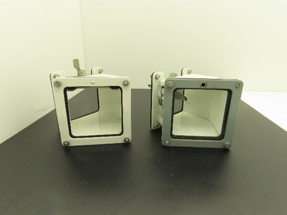 Hoffman F44LE9B Lay In Wireway 4" By 4" 90° Elbows Straight 12" Section Lot of 3