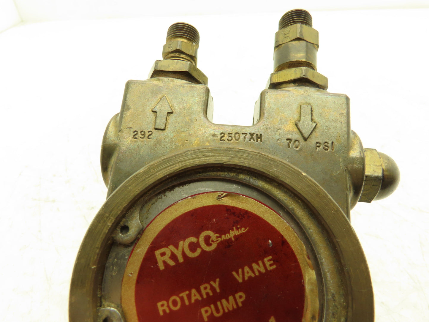 Ryco Graphic 007-01-1 Rotary Vane Pump 70psi