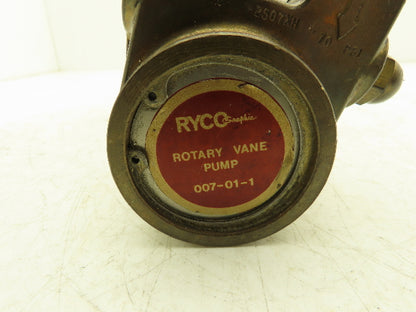 Ryco Graphic 007-01-1 Rotary Vane Pump 70psi