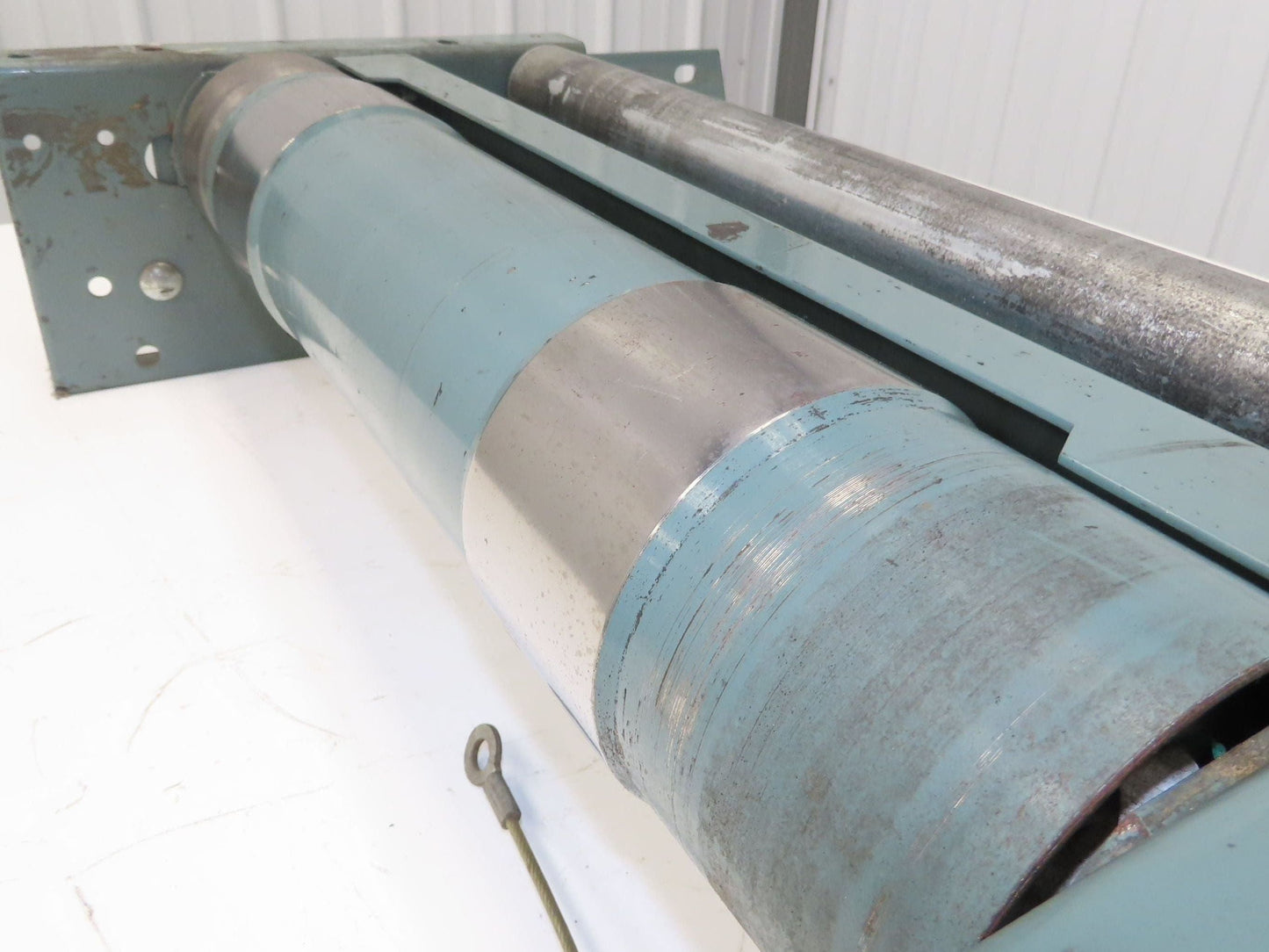 Hytrol 24" Slider Bed Belt Conveyor Take-Up Tail Pulley Assembly 4" Pulley