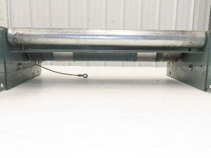 Hytrol 24" Slider Bed Belt Conveyor Take-Up Tail Pulley Assembly 4" Pulley
