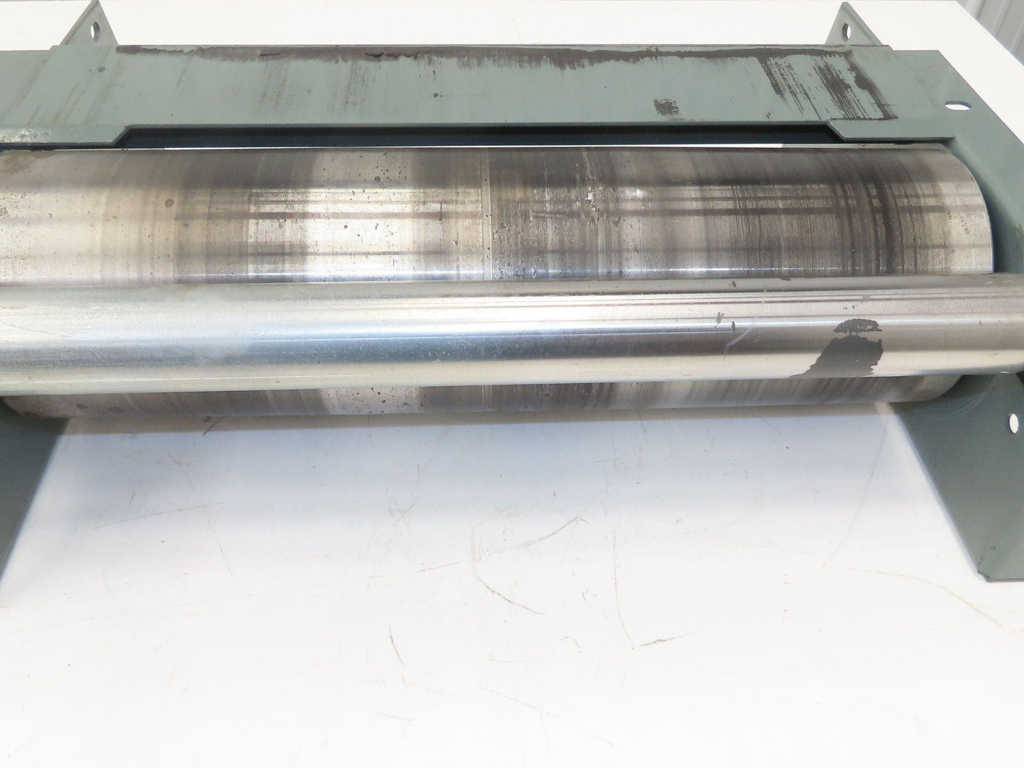 Hytrol 24" Slider Bed Belt Conveyor Tail Pulley Assembly 6" Pulley