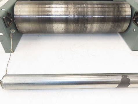 Hytrol 24" Slider Bed Belt Conveyor Tail Pulley Assembly 6" Pulley