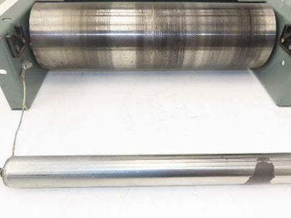 Hytrol 24" Slider Bed Belt Conveyor Tail Pulley Assembly 6" Pulley