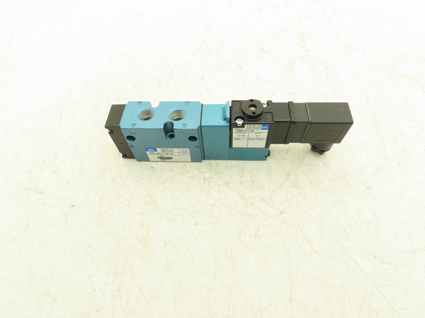 MAC 811C-PM-611JB-152 4-Way Single Solenoid Valve 24V