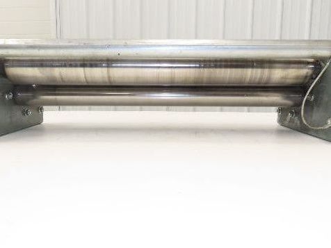 Hytrol 30" Slider Bed Belt Conveyor Tail Pulley Assembly 3.25" Pulley