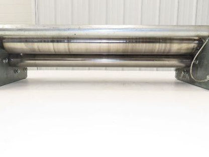 Hytrol 30" Slider Bed Belt Conveyor Tail Pulley Assembly 3.25" Pulley