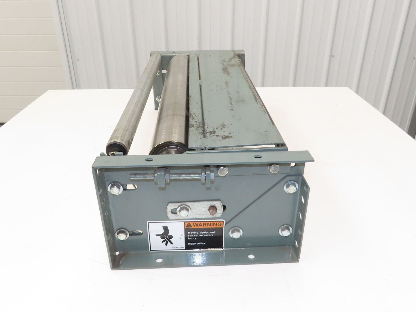 Hytrol 30" Slider Bed Belt Conveyor Tail Pulley Assembly 3.25" Pulley