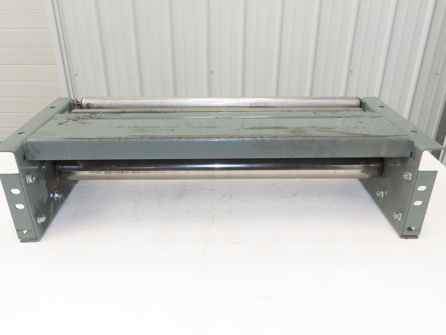 Hytrol 30" Slider Bed Belt Conveyor Tail Pulley Assembly 3.25" Pulley