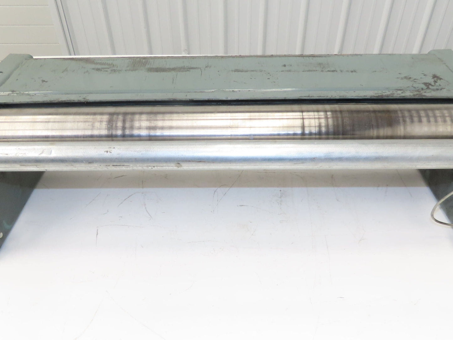 Hytrol 30" Slider Bed Belt Conveyor Tail Pulley Assembly 3.25" Pulley