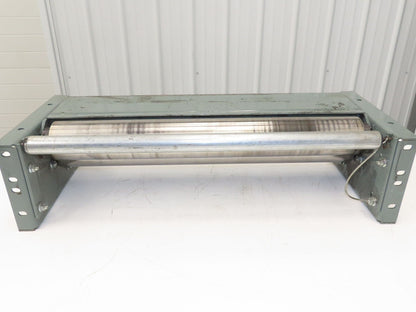 Hytrol 30" Slider Bed Belt Conveyor Tail Pulley Assembly 3.25" Pulley