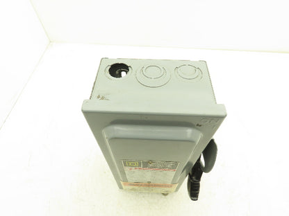 Square D H361 Fusible Heavy Duty Safety Disconnect Switch 30A 600VAC F05