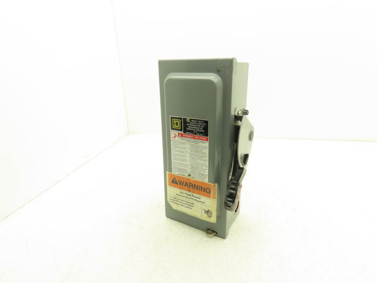 Square D H361 Fusible Heavy Duty Safety Disconnect Switch 30A 600VAC F05