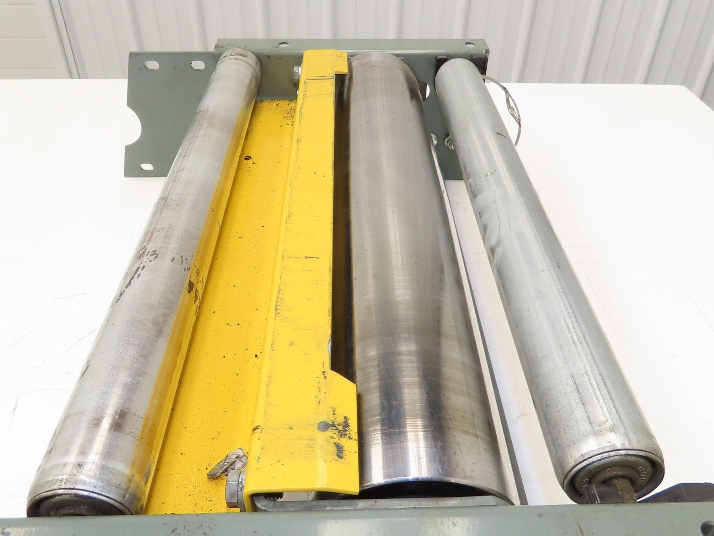 Hytrol 24" Slider Bed Belt Conveyor Take-Up Tail Pulley Assembly 4" Pulley