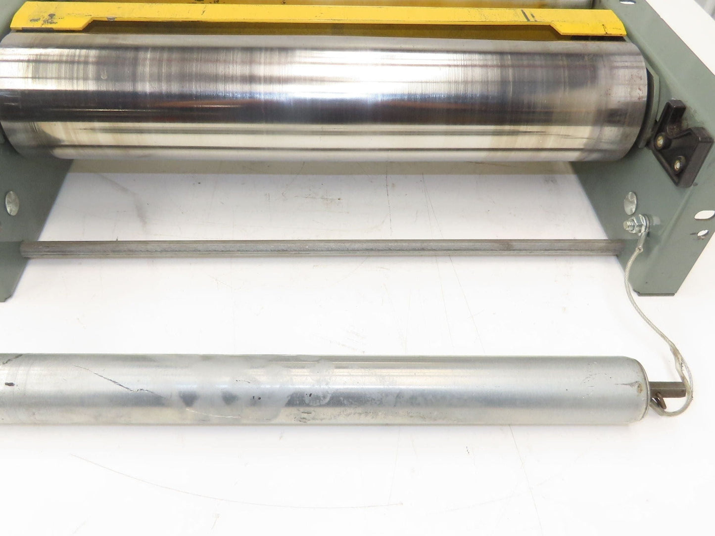 Hytrol 24" Slider Bed Belt Conveyor Take-Up Tail Pulley Assembly 4" Pulley