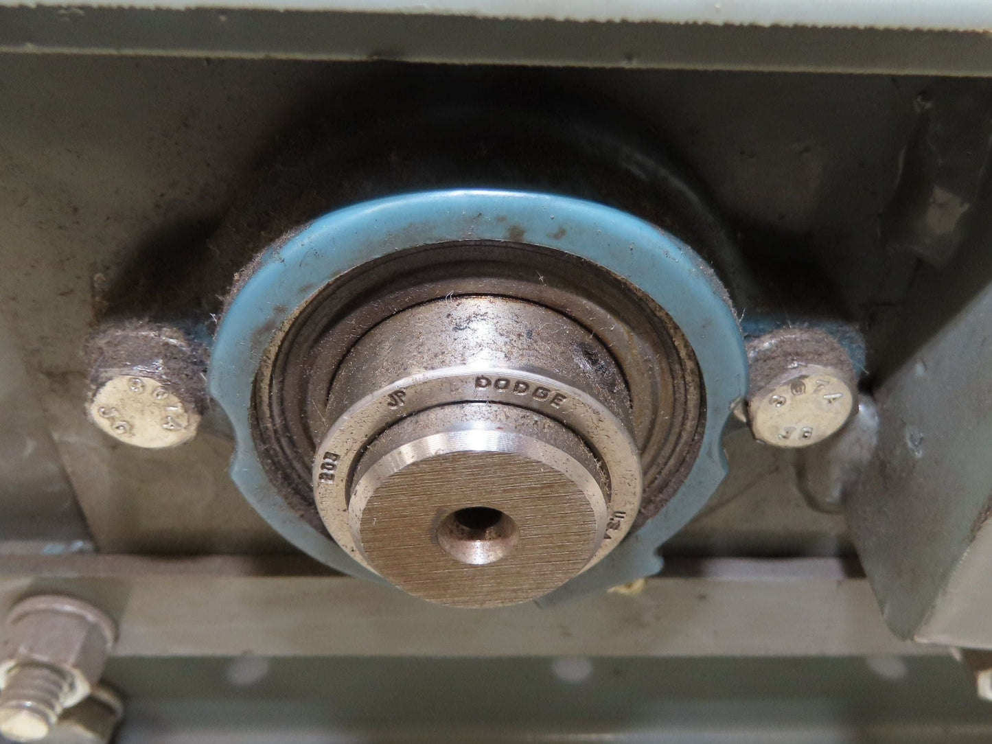 Hytrol 24" Slider Bed Belt Conveyor Take-Up Tail Pulley Assembly 4" Pulley