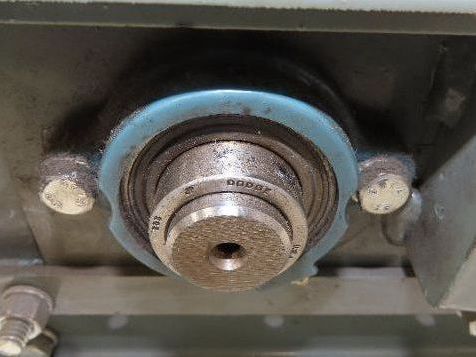 Hytrol 24" Slider Bed Belt Conveyor Take-Up Tail Pulley Assembly 4" Pulley