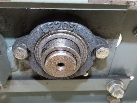 Hytrol 24" Slider Bed Belt Conveyor Take-Up Tail Pulley Assembly 4" Pulley