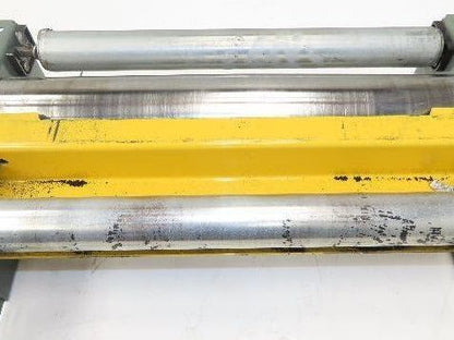Hytrol 24" Slider Bed Belt Conveyor Take-Up Tail Pulley Assembly 4" Pulley