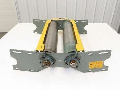 Hytrol 24" Belt Conveyor Double Tail Pulley Nose-Over Assembly Chain Drive