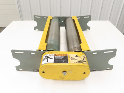 Hytrol 24" Belt Conveyor Double Tail Pulley Nose-Over Assembly Chain Drive