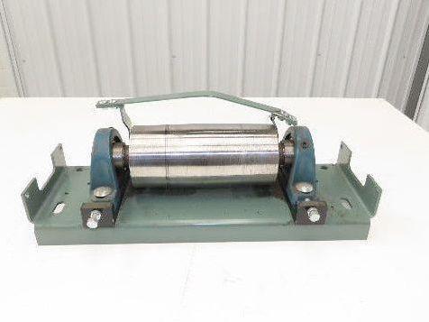 Hytrol 4"x 9" Crowned Tail Pulley for 24" Conveyor 21"BF 8" Belt Under Roller