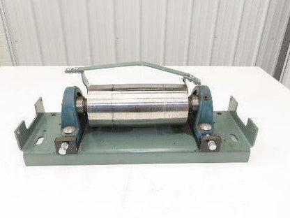 Hytrol 4"x 9" Crowned Tail Pulley for 24" Conveyor 21"BF 8" Belt Under Roller