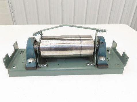 Hytrol 4"x 9" Crowned Tail Pulley for 24" Conveyor 21"BF 8" Belt Under Roller