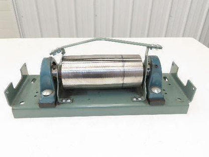 Hytrol 4"x 9" Crowned Tail Pulley for 24" Conveyor 21"BF 8" Belt Under Roller