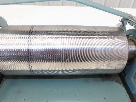 Hytrol 4"x 9" Crowned Tail Pulley for 24" Conveyor 21"BF 8" Belt Under Roller