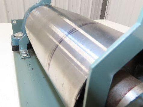 Hytrol 4"x 9" Crowned Tail Pulley for 24" Conveyor 21"BF 8" Belt Under Roller