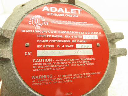 Mettler XJXX N4 ISB05000 Barrier Control Adalet IP66 Explosion Proof Enclosure