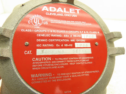 Mettler XJXX N4 ISB05000 Barrier Control Adalet IP66 Explosion Proof Enclosure