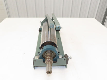 Hytrol 4"x 12" Crowned Tail Pulley for 24" Conveyor 21"BF Belt Under Roller