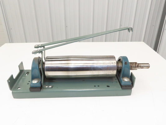 Hytrol 4"x 12" Crowned Tail Pulley for 24" Conveyor 21"BF Belt Under Roller