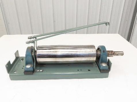 Hytrol 4"x 12" Crowned Tail Pulley for 24" Conveyor 21"BF Belt Under Roller