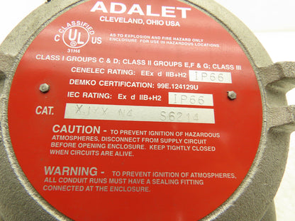 Mettler XJXX N4 ISB05000 Barrier Control Adalet IP66 Explosion Proof Enclosure