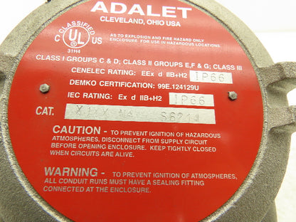 Mettler XJXX N4 ISB05000 Barrier Control Adalet IP66 Explosion Proof Enclosure