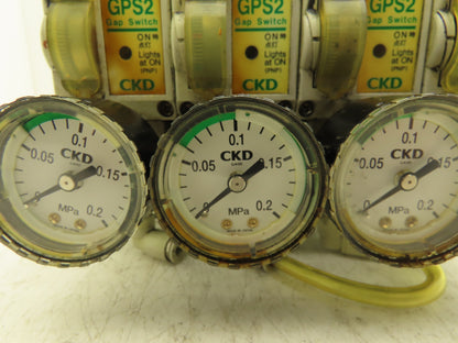 CKD GPS2-07-15-PGC0 Gap Switch 50-200kPa 7-29psi Series of 4 switches