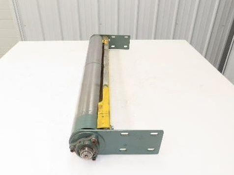 Hytrol 34" Slider Bed Belt Conveyor Tail Pulley Assembly 4"x 33" Pulley